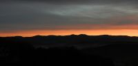 14 sonnenaufgang bei baierweg - in bildmitte der arber